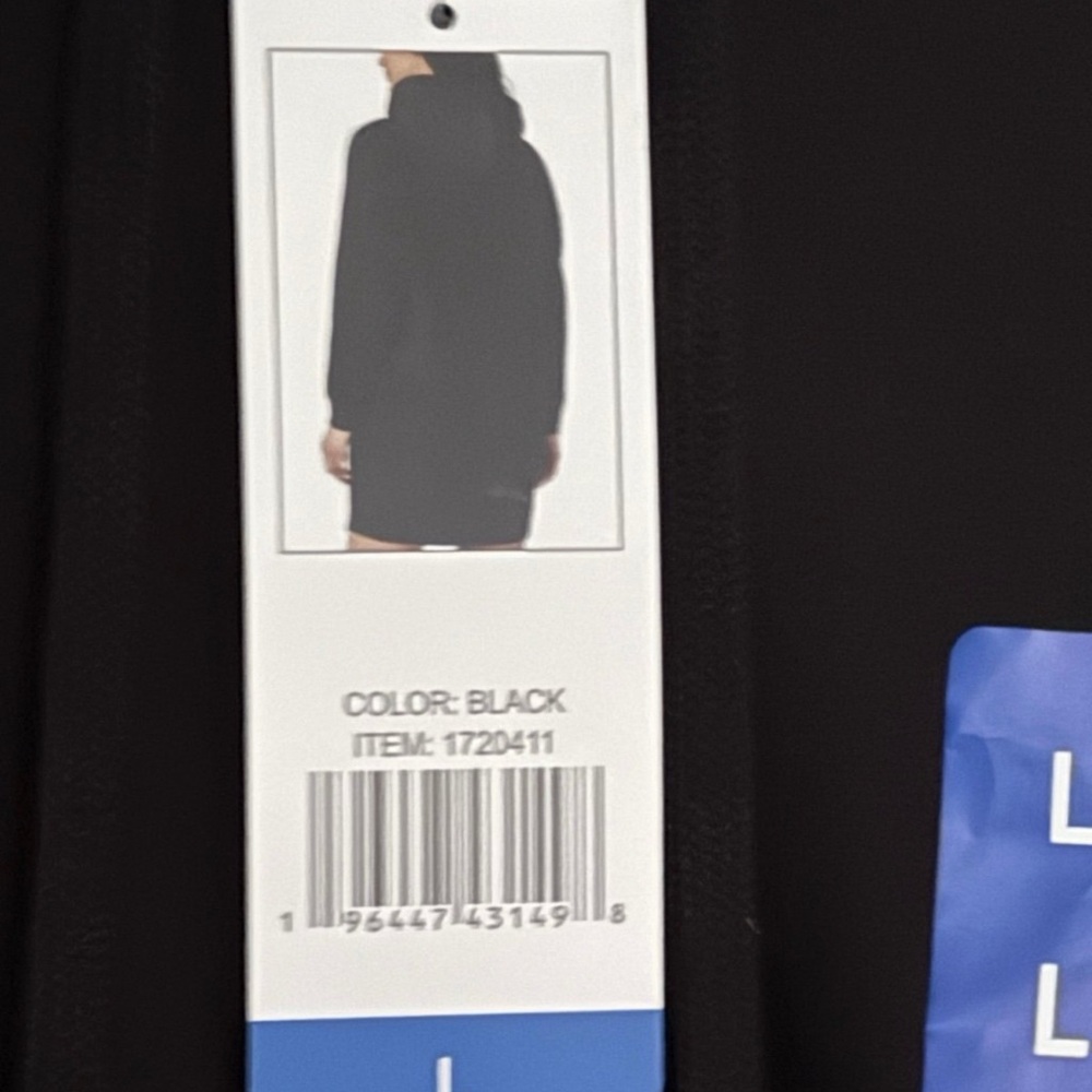 NWT FILA black hoodie L - Picture 3 of 10